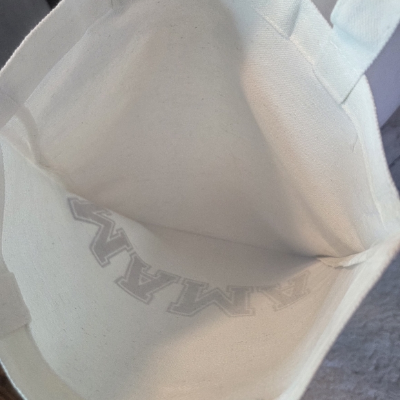 Canvas White Tote Bag with 'MAMA' Design - Picture 3 of 5